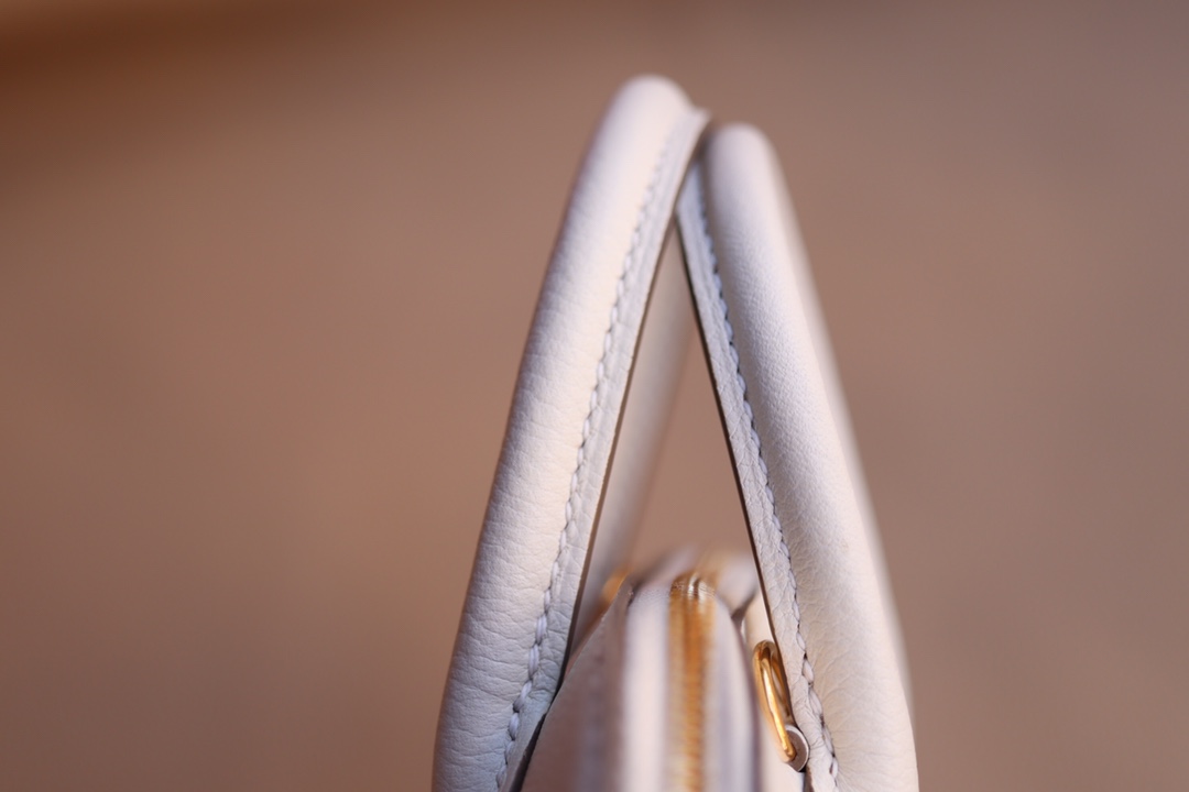 에르메스 미니 볼리드백 화이트 금장 에버컬러